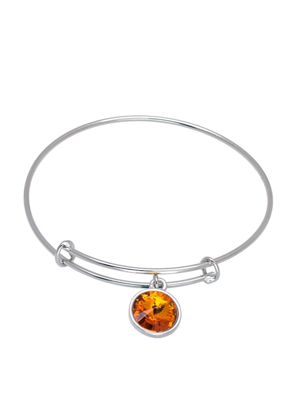 Topaz Swarovski Crystal Bracelet – Golden Sparkle, Made in Montreal, NWT